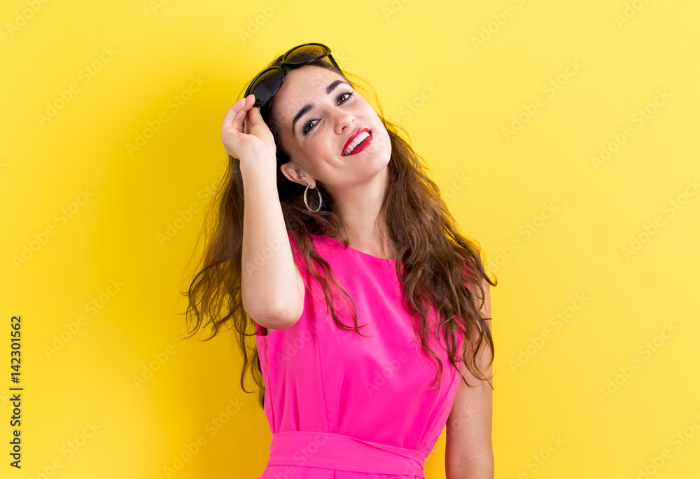Happy young woman
