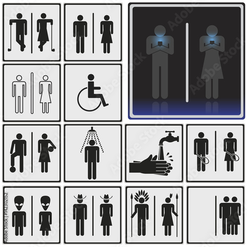 toilet sign