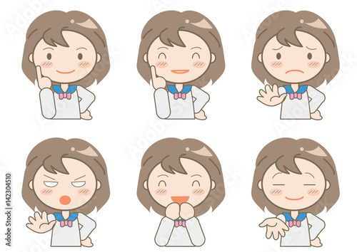 女性・学生・女の子セット
