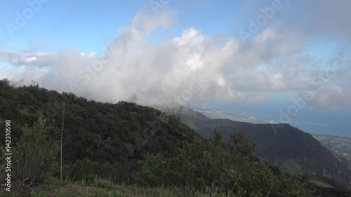 Wallpaper Mural Time Lapse of Cloud Rising Up From Canyon Near Mountain Top Torontodigital.ca