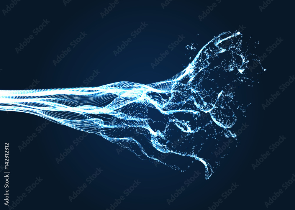 Water Splash Imitation. Abstract Background. Vector Illustration. Water Splash Imitation. Abstract Background. Vector Illustration.