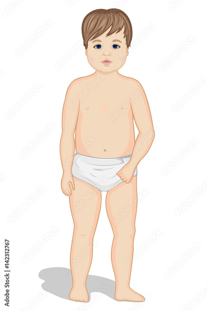 Baby in a diaper Baby in a diaper