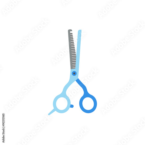 Thinning shears vector icon