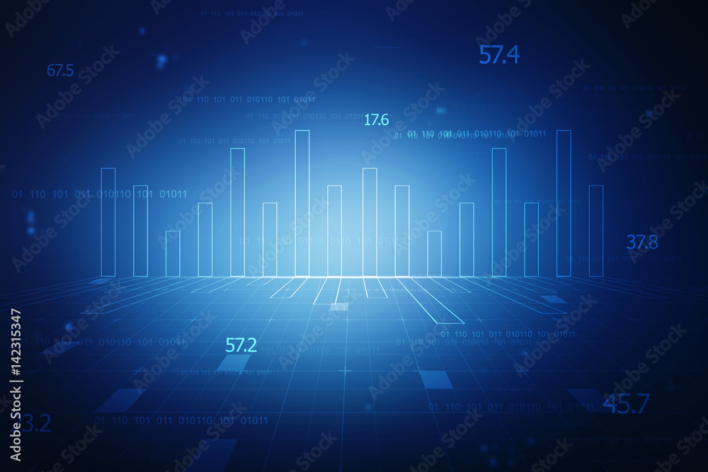 Stock market online business concept. business Graph Stock market online business concept. business Graph