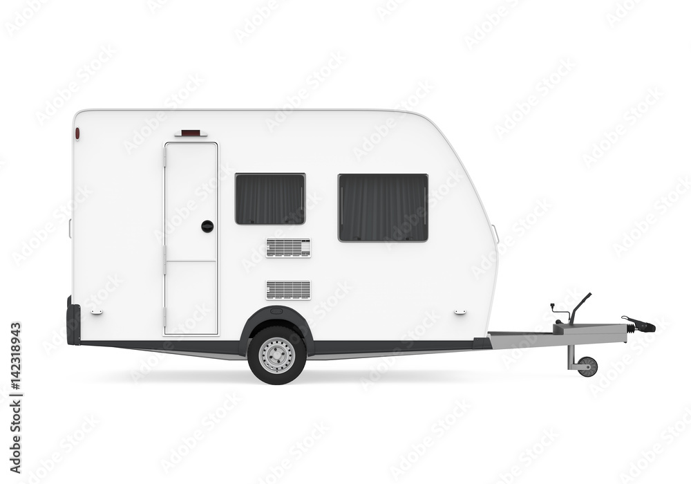 Travel Trailer Isolated Travel Trailer Isolated