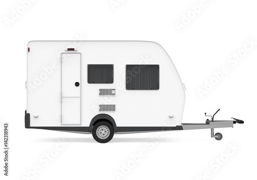 Travel Trailer Isolated