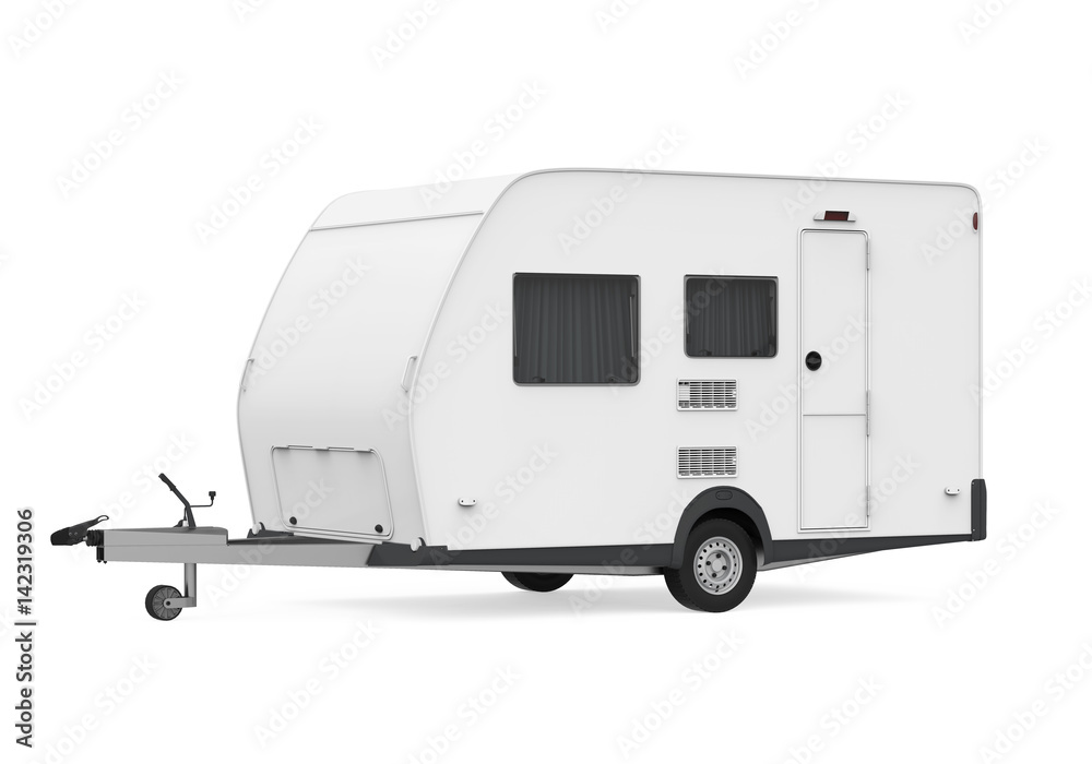 Travel Trailer Isolated