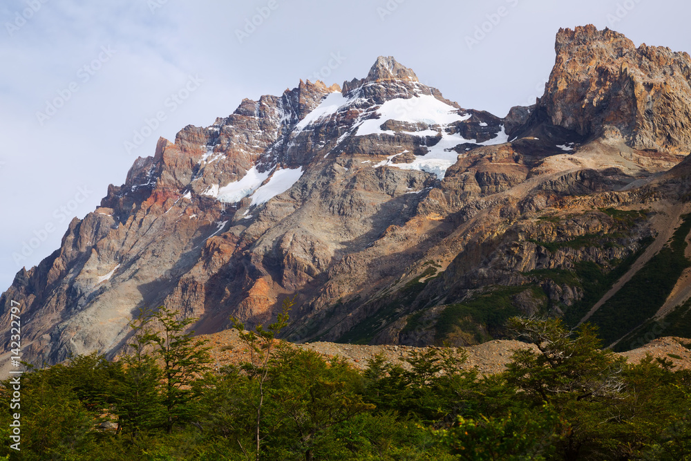 Glaciers and mountains Fitz Roy, Cerro Torre