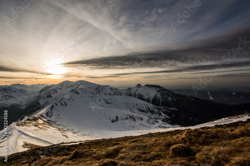 Fototapeta Naklejka Na Ścianę i Meble -  Tatrzański zachód