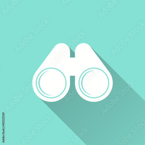 Binocular - vector icon.