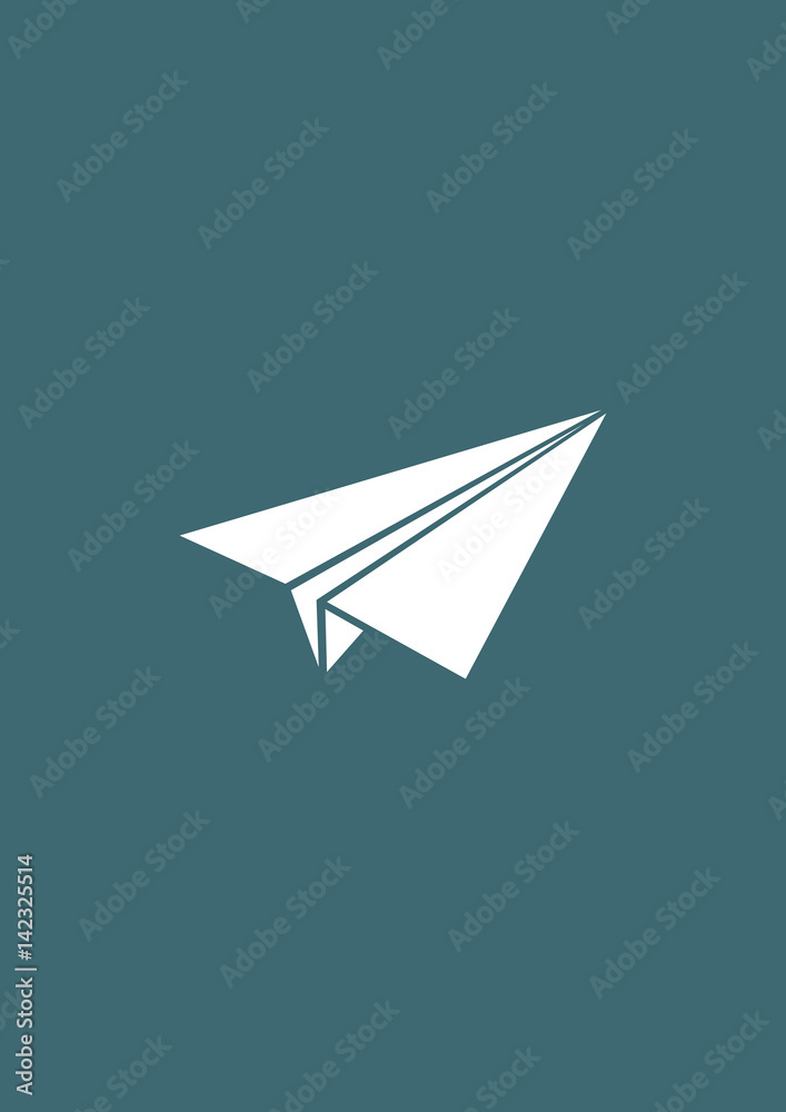 Paper plane icon, Vector Paper plane icon, Vector