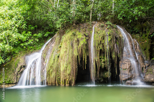 Wasserfall am Rio do Peixe bei Bonito, Mato Grosso do Sul, Brasilien