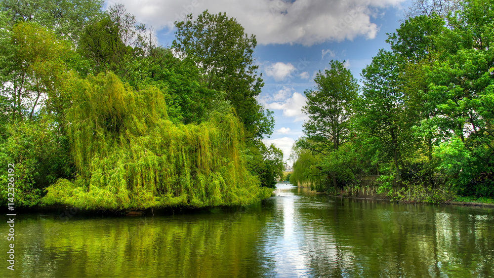 Summer view to St James's Park in London, UK Summer view to St James's Park in London, UK