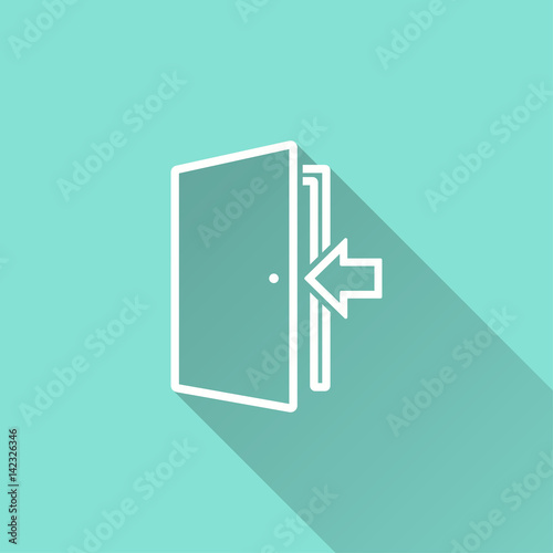 Door - vector icon.