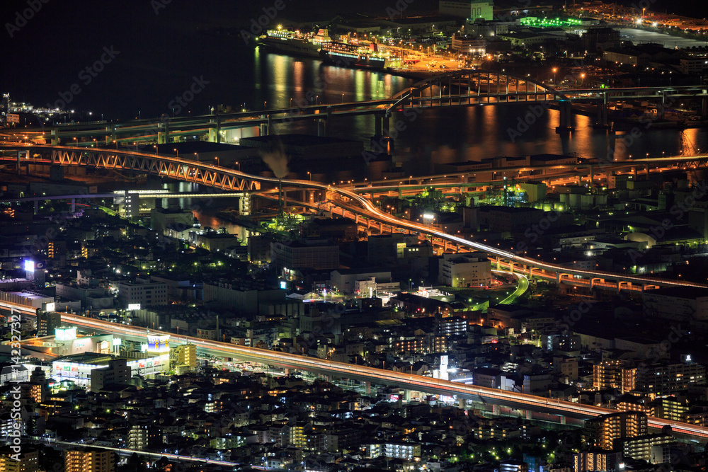 神戸 摩耶山 掬星台からの夜景 -日本三大夜景-