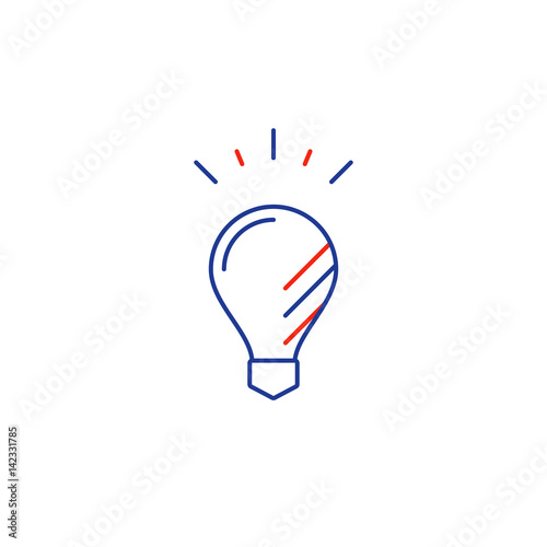 Thin line light bulb, smart solutions