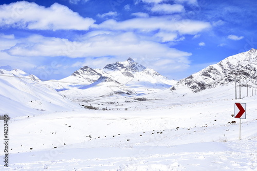 Barf Anbar, Fereydunshahr ski resort, Esfahan, Iran in the spring time