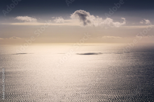 calm sea landscape , location - Wellington, Kapiti Island, North Island, New Zealand