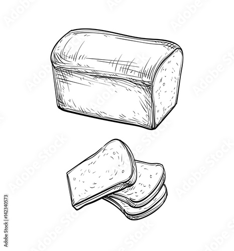 Fresh toast bread.