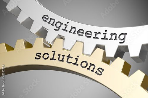 engineering solutions / cogwheels photo