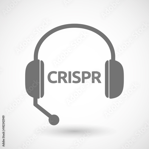 Isolated hands free headphones with  the clustered regularly interspaced short palindromic repeats acromym CRISPR