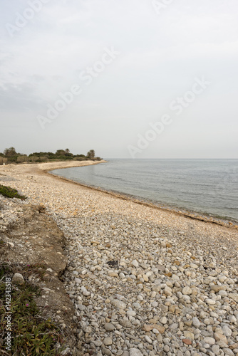 The coast of the urbanization cap and corp in alcocebre photo