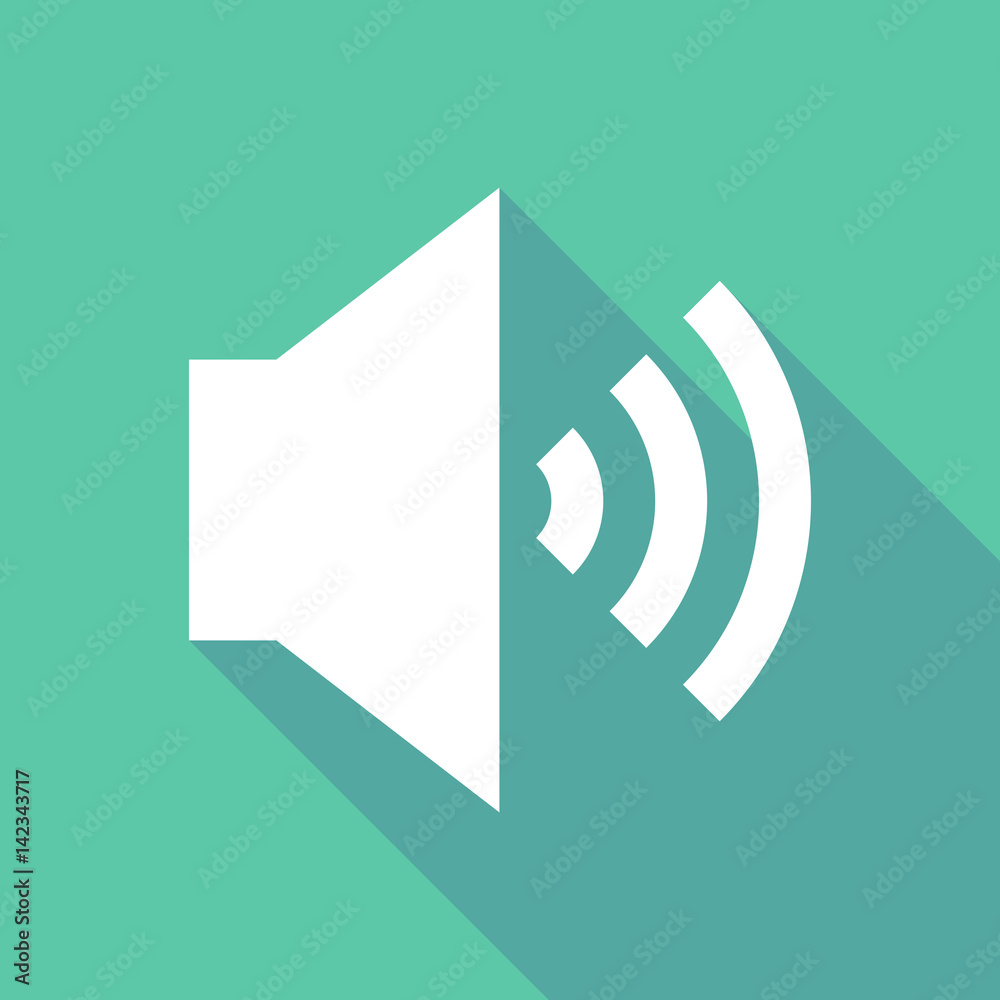 Illustration of a speaker volume sign Illustration of a speaker volume sign