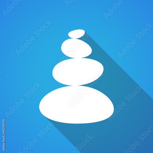 Illustration of  a stacked zen stones