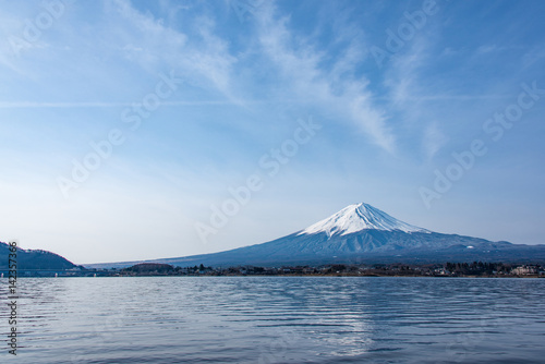 mount Fuji in the morning,Japan