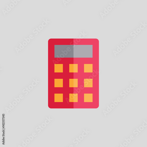 calculator icon flat design