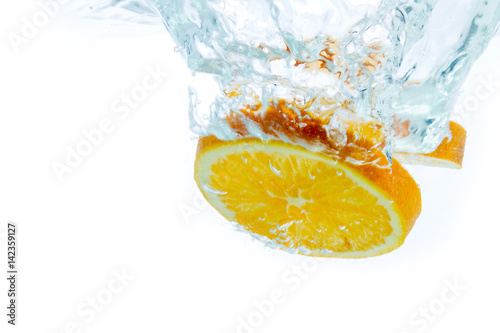 Orange Slice in water