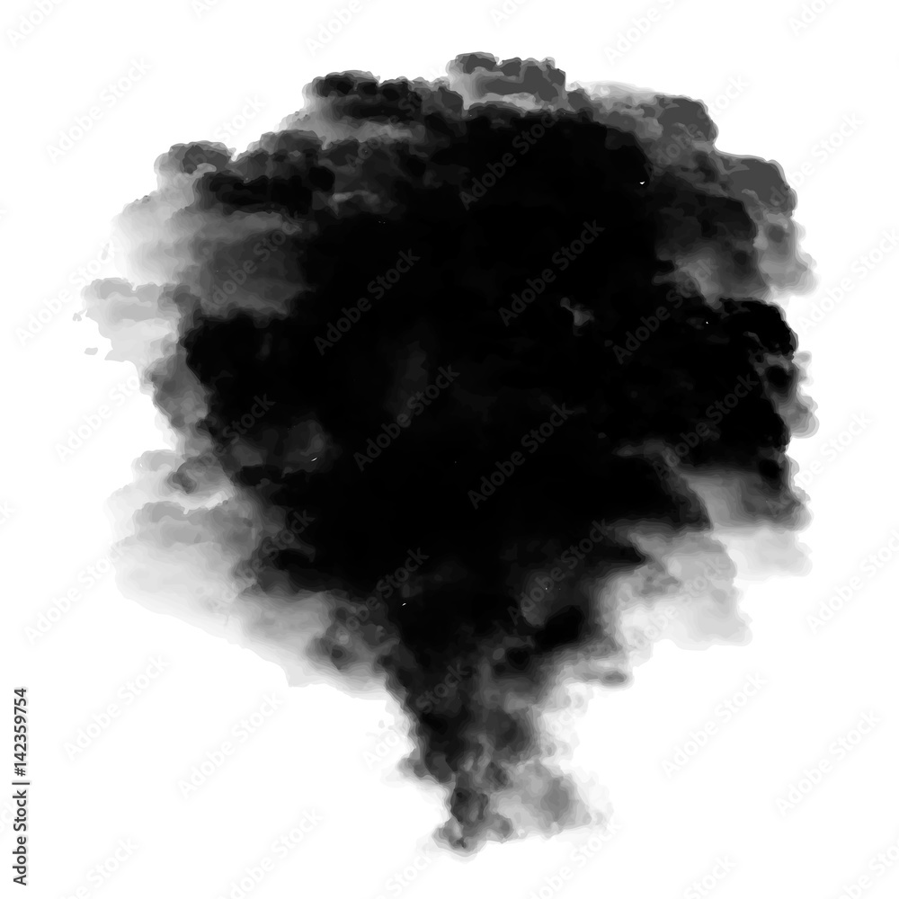 Black Fog or smoke isolated transparent special effect. White vector cloudiness, mist smog background. illustration Black Fog or smoke isolated transparent special effect. White vector cloudiness, mist smog background. illustration