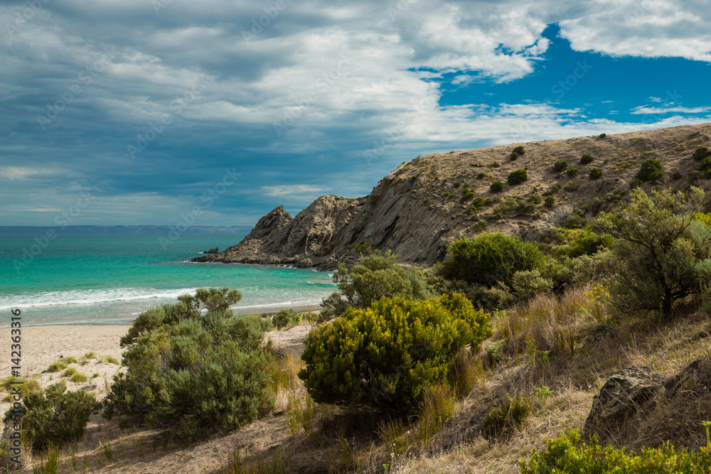 South Australian Coastal landscape Deep Creek Conservation Park Blowhole Beach