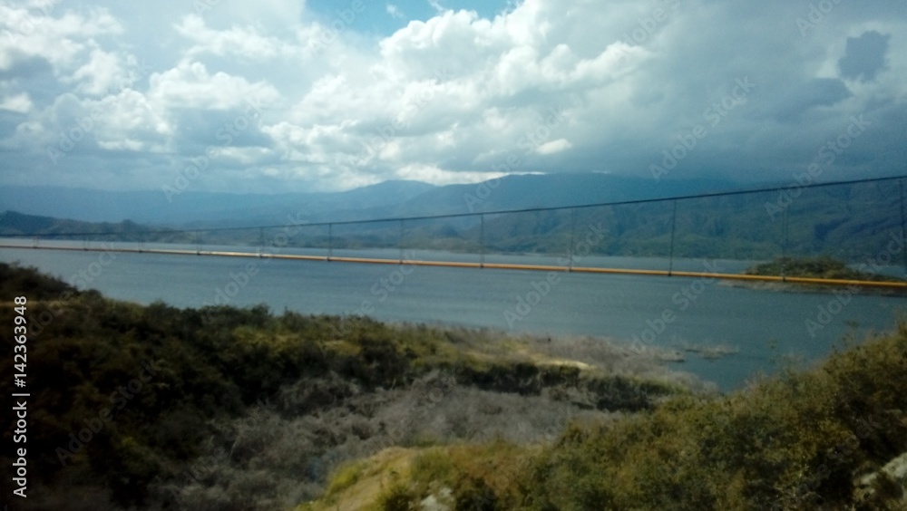 Obraz premium viaje por colombia