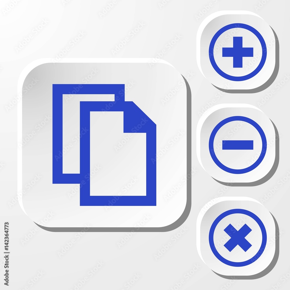 copy icon stock vector illustration flat design copy icon stock vector illustration flat design