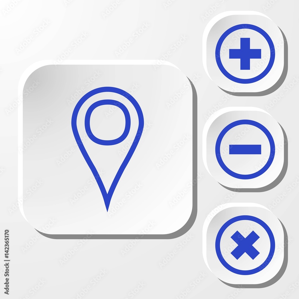 navigation icon stock vector illustration flat design