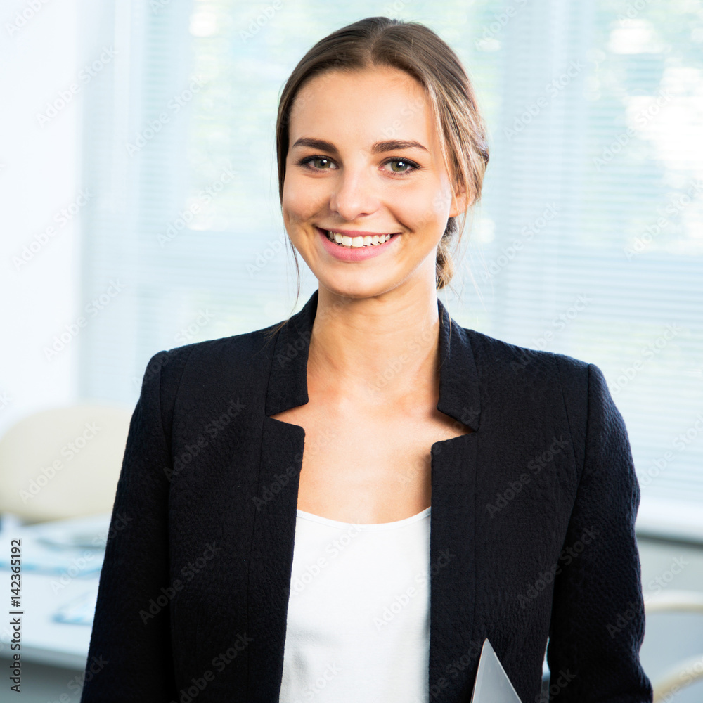 Portrait of cute young business woman Portrait of cute young business woman