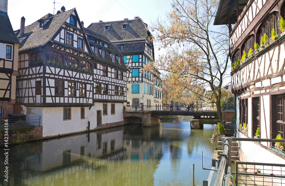 Stadtviertel Petite France in Straßburg