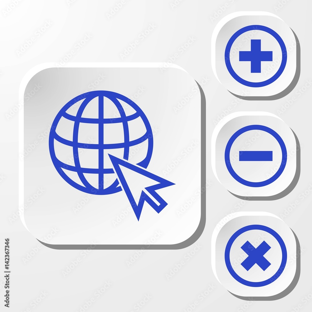 web icon stock vector illustration flat design web icon stock vector illustration flat design