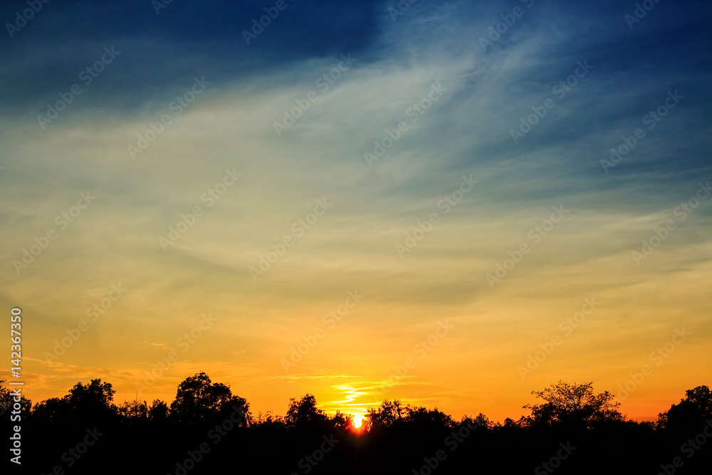Beautiful atmosphere sky at sunset. Beautiful atmosphere sky at sunset.