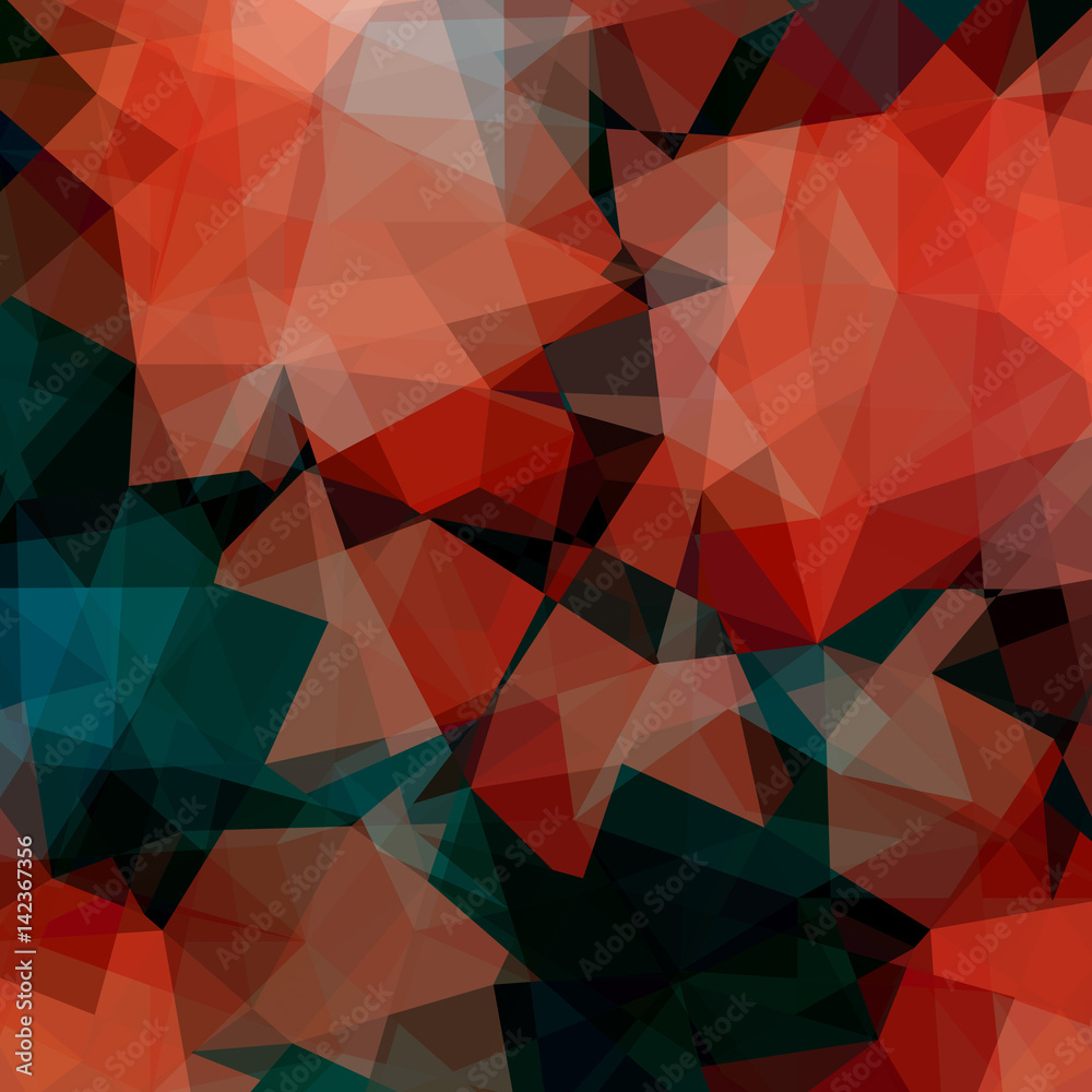 Obraz premium Abstract geometric pattern. Colorful triangles background. Vector illustration eps 10.