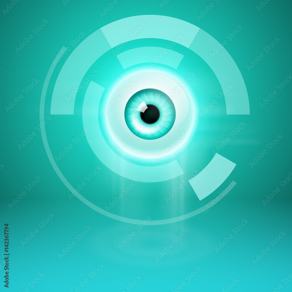 Abstract background with eye Abstract background with eye
