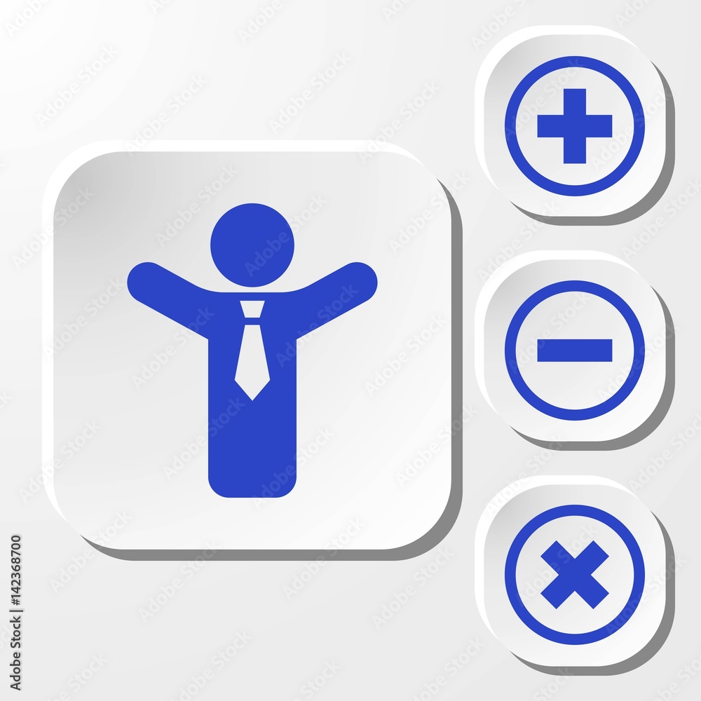 Man icon stock vector illustration flat design Man icon stock vector illustration flat design