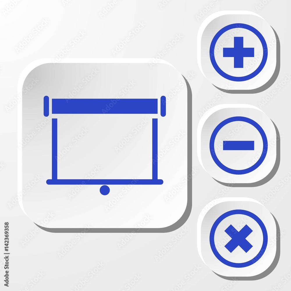 projector icon stock vector illustration flat design projector icon stock vector illustration flat design