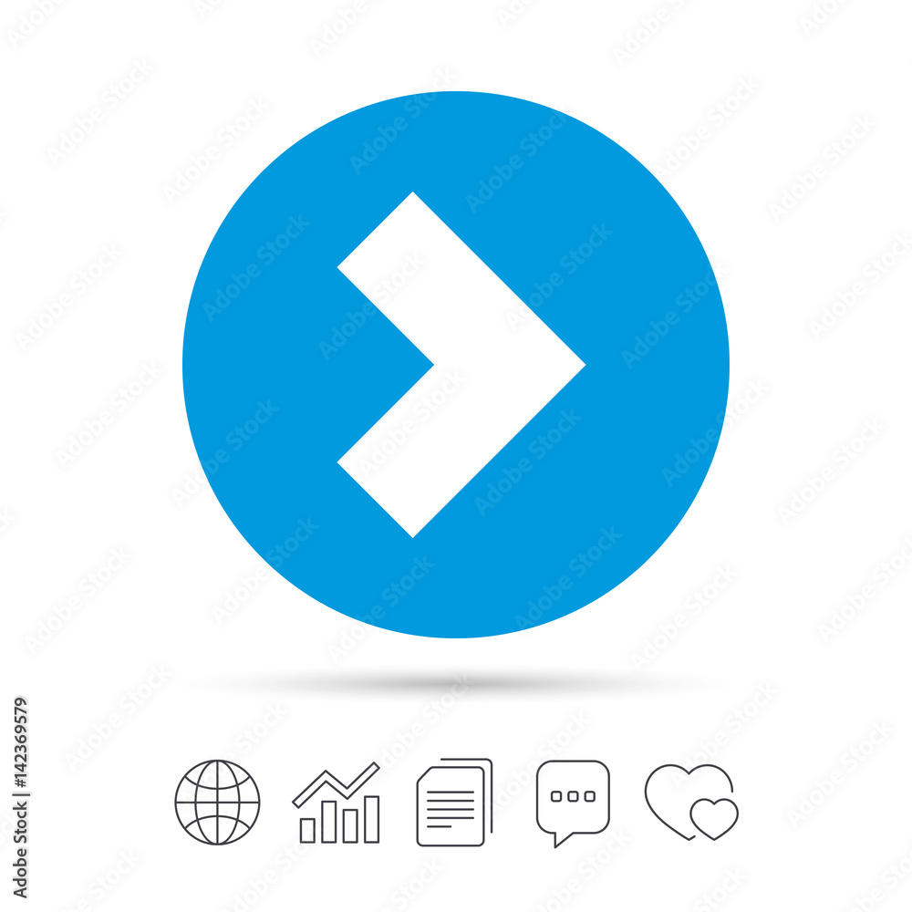 Arrow sign icon. Next button. Navigation symbol. Arrow sign icon. Next button. Navigation symbol.