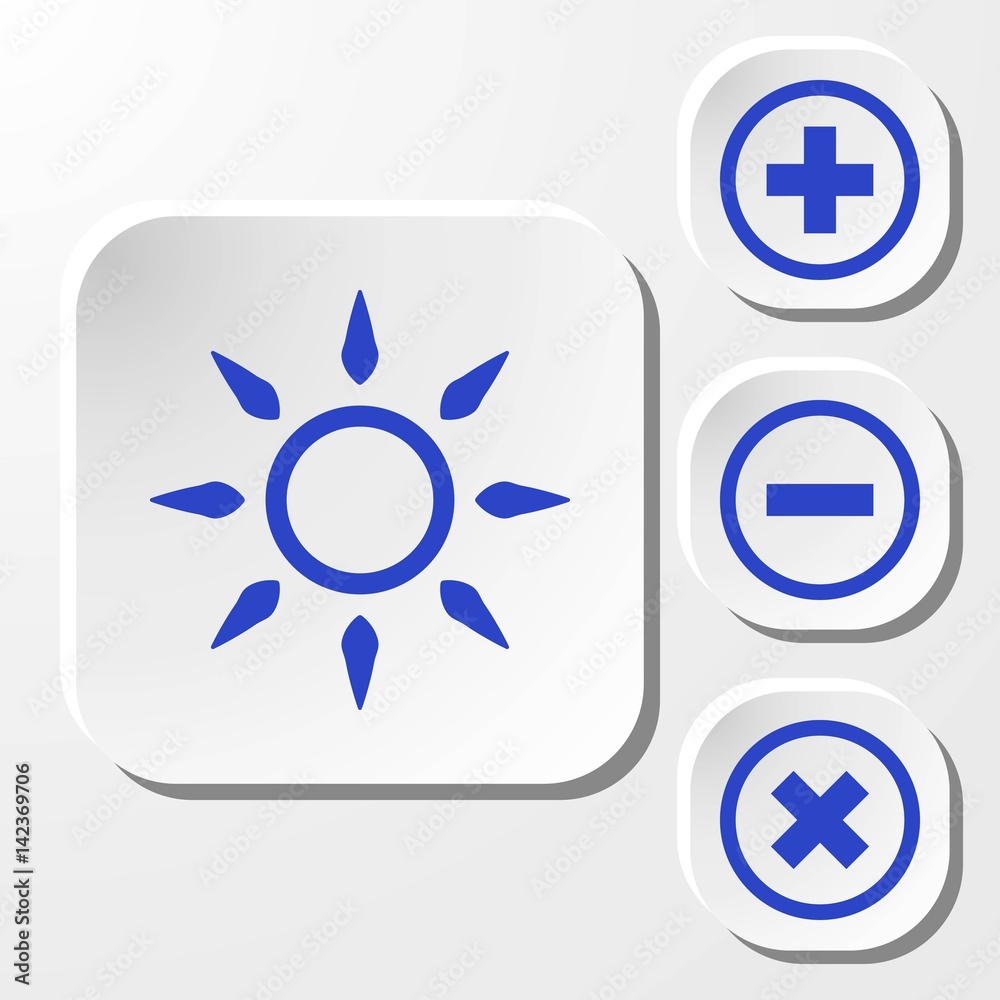 sun icon stock vector illustration flat design sun icon stock vector illustration flat design