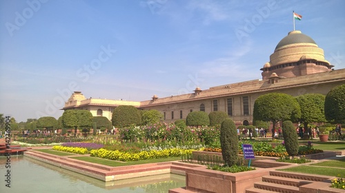 The Mughal Garden, The President house, New Delhi
