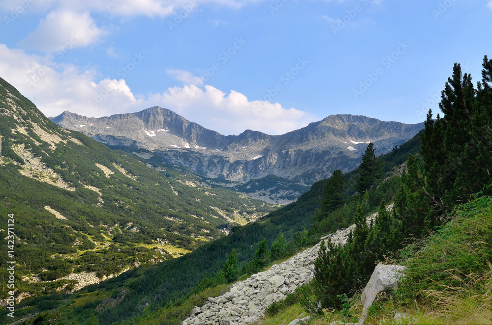 Banderishki Chukar and Spanopolski Chukar peaks, Pirin Mountains, Bulgaria