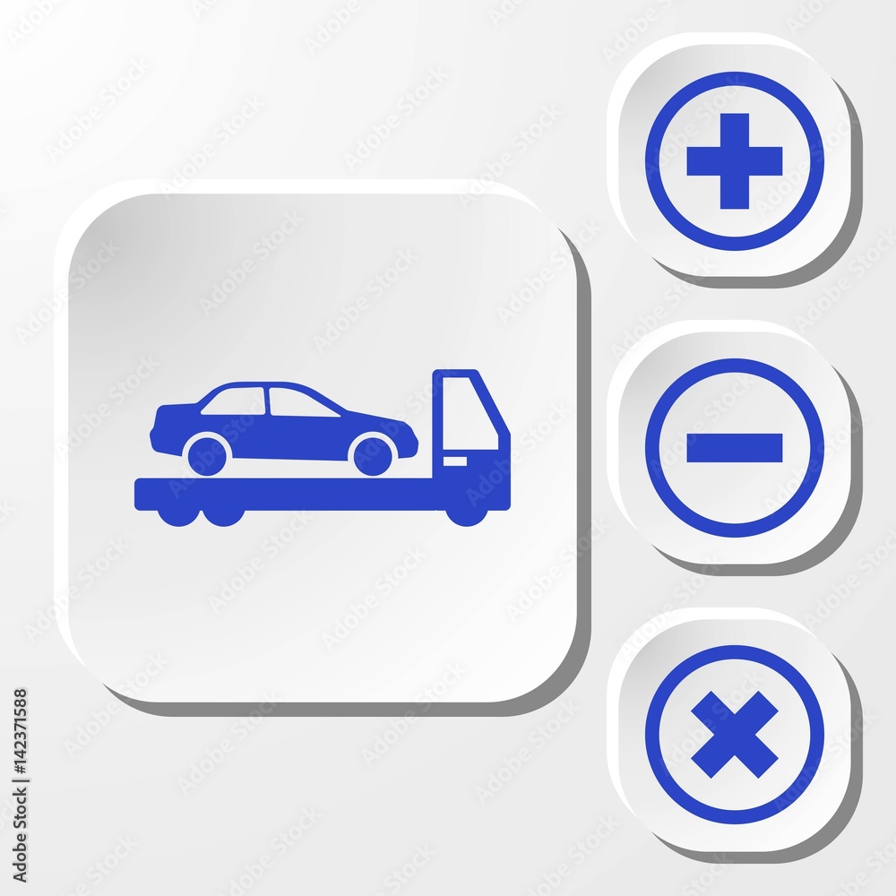 tow truck icon stock vector illustration flat design tow truck icon stock vector illustration flat design