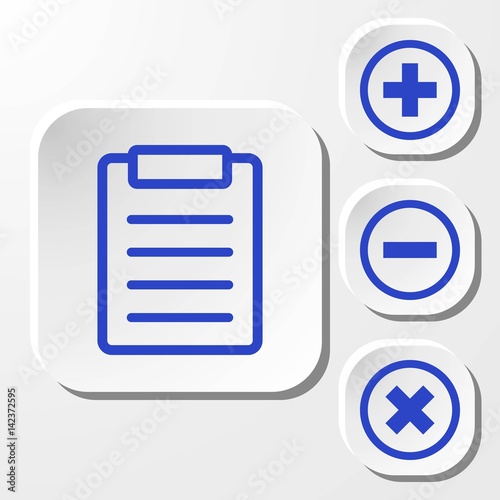 checklist icon stock vector illustration flat design